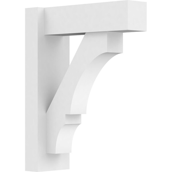 Ekena Millwork Balboa Architectural Grade PVC Outlooker with Block Ends, 5"W X 14"D X 18"H OUTP05X14X18BOA05 - main